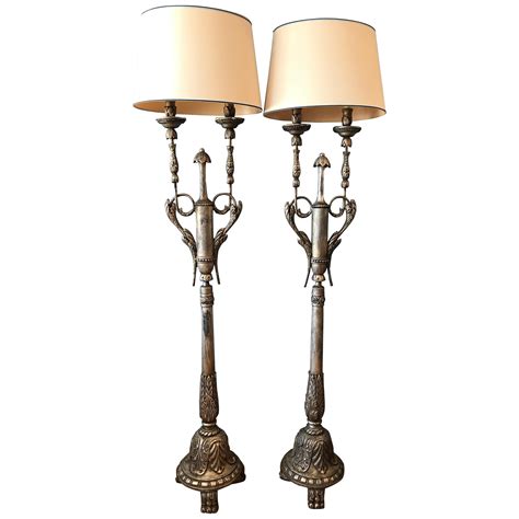 Pair Of Rembrandt Torchiere Floor Lamps at 1stDibs | rembrandt ...