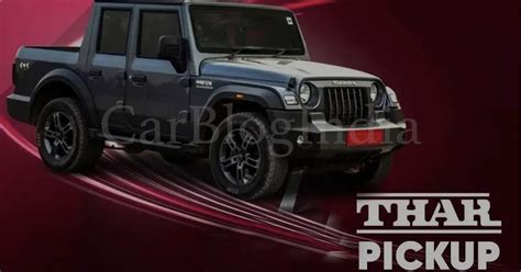 Mahindra Thar Pickup and 5-Door Visualized » Car Blog India