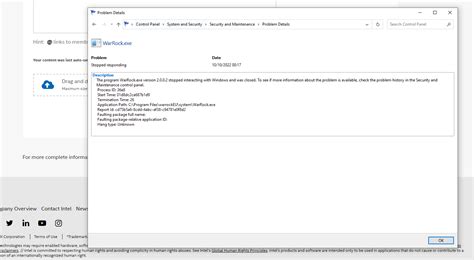 Image result for Intel Microcode Crash Assistant Popup