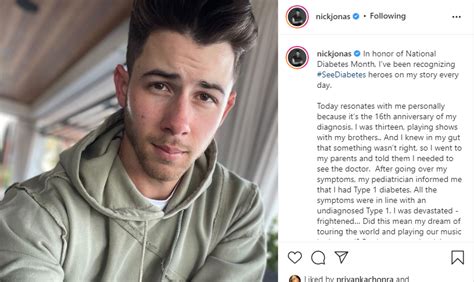 Nick Jonas reflects on his diabetes diagnosis during National Diabetes ...