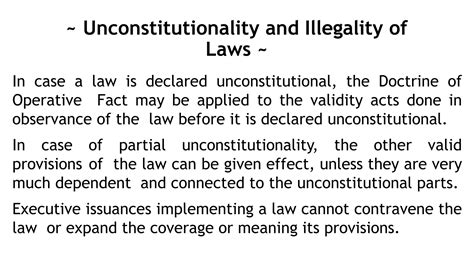 Presentation on Effect and Application of Laws | PPTX