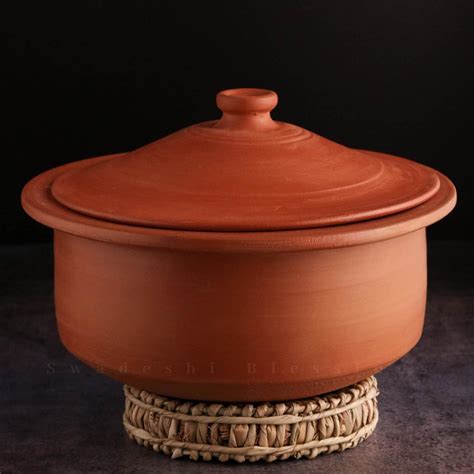 Buy Swadeshi Blessings Exclusive Range Unglazed Clay Pot for Cooking ...