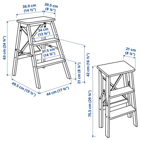 BEKVÄM step stool, black, 63 cm (243/4") - IKEA