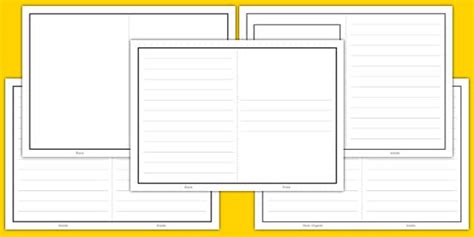 Book Writing Template – Teaching Resource - Twinkl