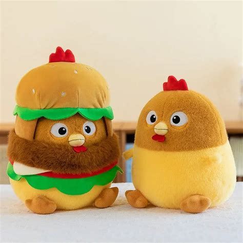 2 in 1 Clucky Hamburger Plush