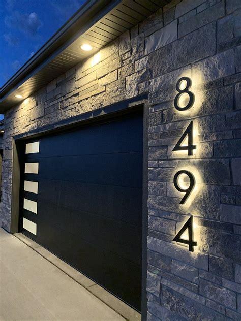 Image result for Backlit House Numbers LED