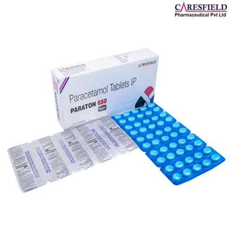 PARATON-650 Tablets Caresfield Pharmaceutical Pvt. Ltd.