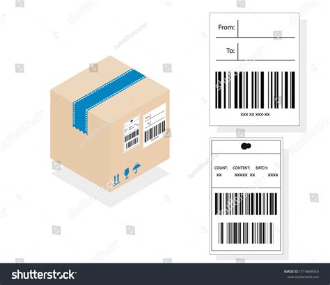Image result for Box Label Vector