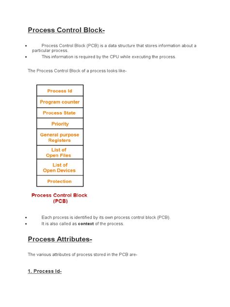 Image result for Procee Control Block