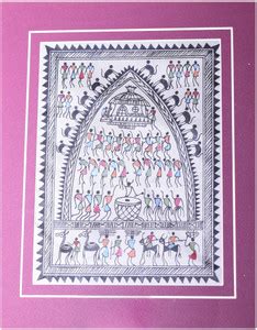 tribes india Acrylic 11 inch x 9 inch Painting Price in India - Buy ...