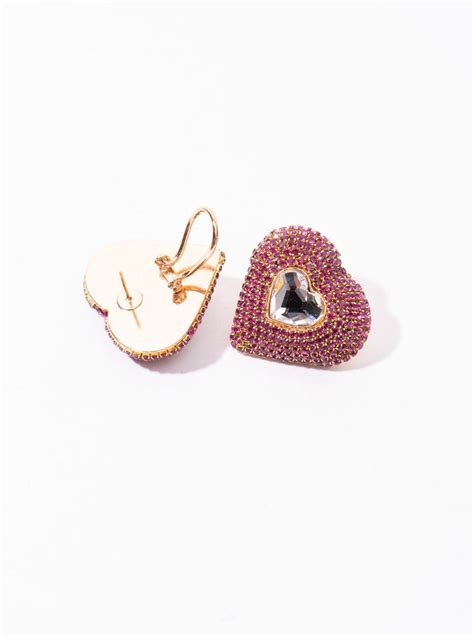 Mini Eleanor Studs In Hot Pink – Amama