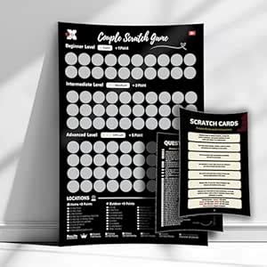 UPAHAR INDIA Couples Scratch Positions Card | 169 - Challenges (Small ...