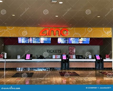 AMC movie theater editorial photo. Image of indoors - 225889081