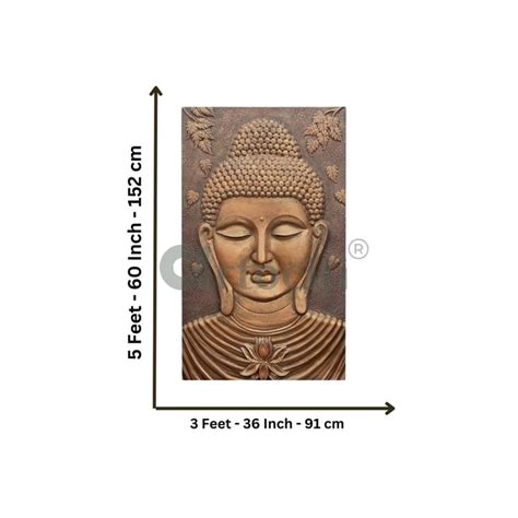 Buy Large size Calm and Peaceful Buddha 3D Relief Mural Online ...