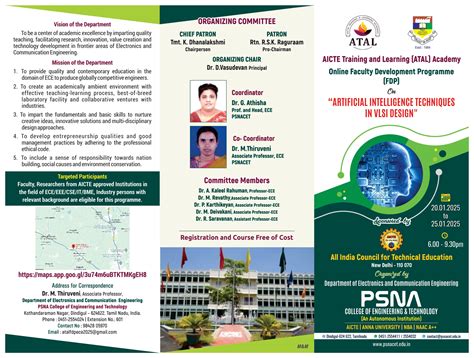 Faculty Development Programme on Artificial Intelligence Techniques in ...