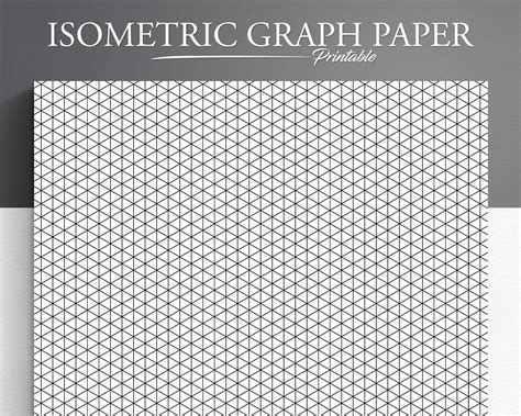Isometric Grid Sheet Isometric Grid Paper _ Light Blue Stock