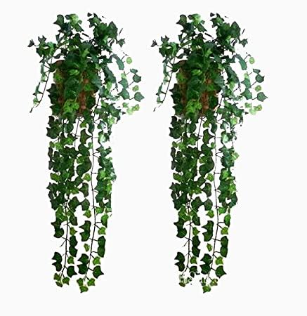 Buy Hug Me Artificial Hanging Plant (Green, 2 Piece) Online at Low ...