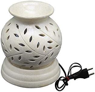 India Meets India Ceramic Aroma Electric Diffuser w/ 10 ML Lavender Oil ...