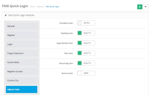 Opencart - Quick Login and Sign Up | TMD OpenCart Module