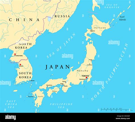 North South Korea Map High Resolution Stock Photography and Images - Alamy