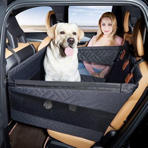 TKYZ Large Dog Car Seat,Back Seat Extender for Dogs,Waterproof Medium Dog Seat Cover for ...