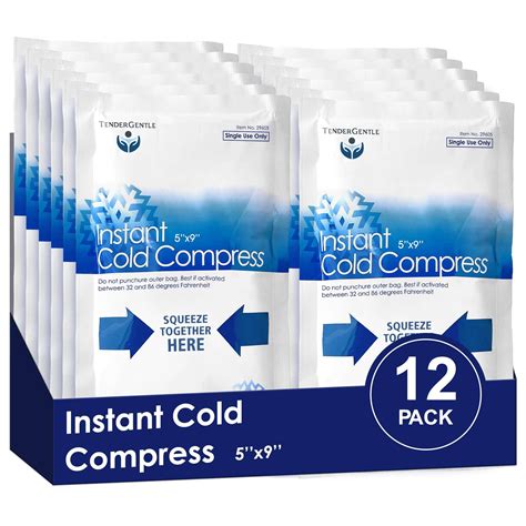 Amazon.com: Instant Ice Packs for Injuries - 12 Pack of Disposable Cold ...