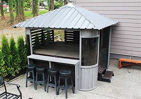 Westview Manufacturing Zento Ultrawood Spa Gazebo, Synthetic ...