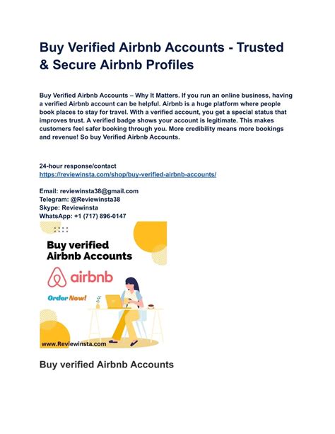PPT - Buy Verified Airbnb Accounts - Trusted & Secure Airbnb Profiles ...
