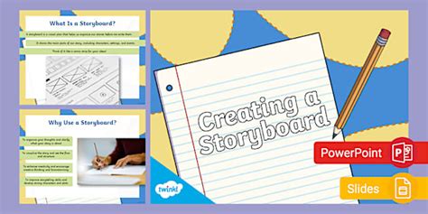 Creating a Narrative Storyboard PowerPoint & Google Slides for 3rd-5th ...