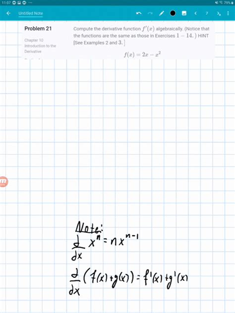 Image result for Compute the Derivative Function Algebraically