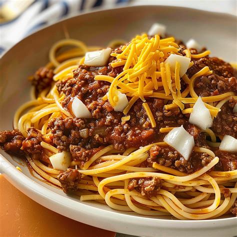Cincinnati Chili Spaghetti