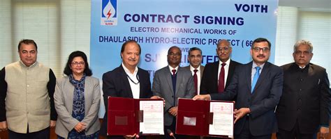 SJVN signs pact for electro mechanical works of Dhaulasidh Project