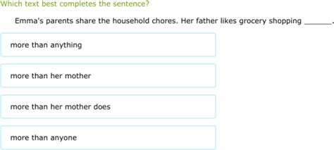 IXL - Avoid double, illogical and unclear comparisons (Class IX English ...