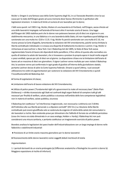 Muller v. oregondocx - Muller v. Oregon è una famoso caso della Corte ...
