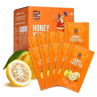[Nokchawon] Honey Citron Tea Sachets Yuzu - Liquid India | Ubuy