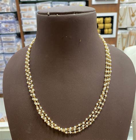 New arrivals white beads chain – Precious pieces