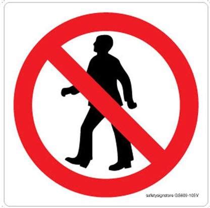 Safety Sign Store No Access Emergency Sign Price in India - Buy Safety ...