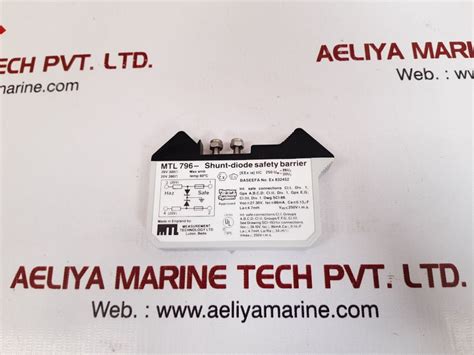 Measurement technology mtl796- shunt diode safety barrier – Aeliya Marine
