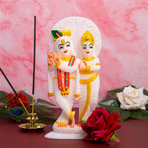 Radha Krishna Marble Murti | Shop Online at Handicraft Bazaar