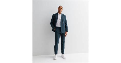 Bright Blue Slim Fit Suit Trousers | New Look
