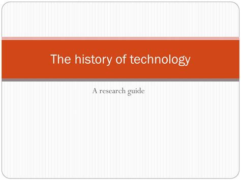 Image result for Lecture History of Technology