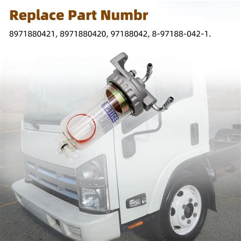 Fuel Filter Water Sedimenter Separator Replacement For Isuzu Npr Hd ...