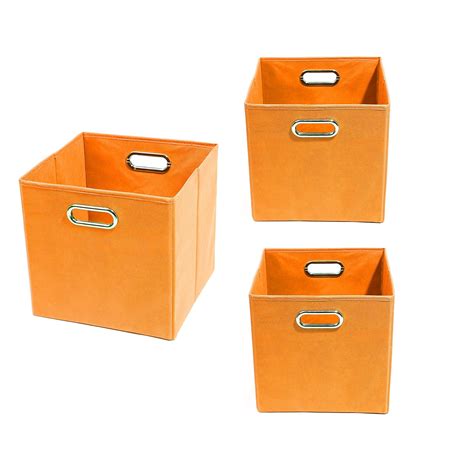 Modern Littles Organization Bundle-3 Storage Bins, Bold Orange : Amazon ...