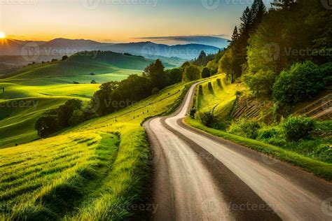 Country Road Scean 的图像结果