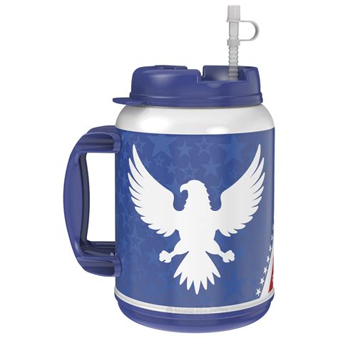 64 oz We The People Double Wall Foam Insulated Mug