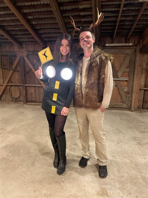 Deer in the headlights in 2025 | Clever halloween costumes, Partner ...