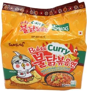Samyang Buldak Curry Hot Chicken Flavor Ramen (Pack of 10) Instant ...