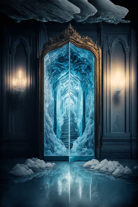 The mirror to the world of ice | Cool optical illusions, Magic mirror ...