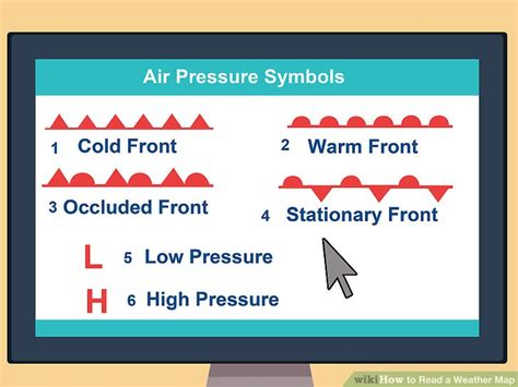 Image result for How to Read a Weather Map