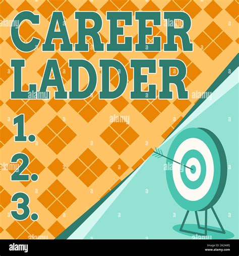 Sign displaying Career Ladder. Business idea Job Promotion Professional Progress Upward Mobility ...